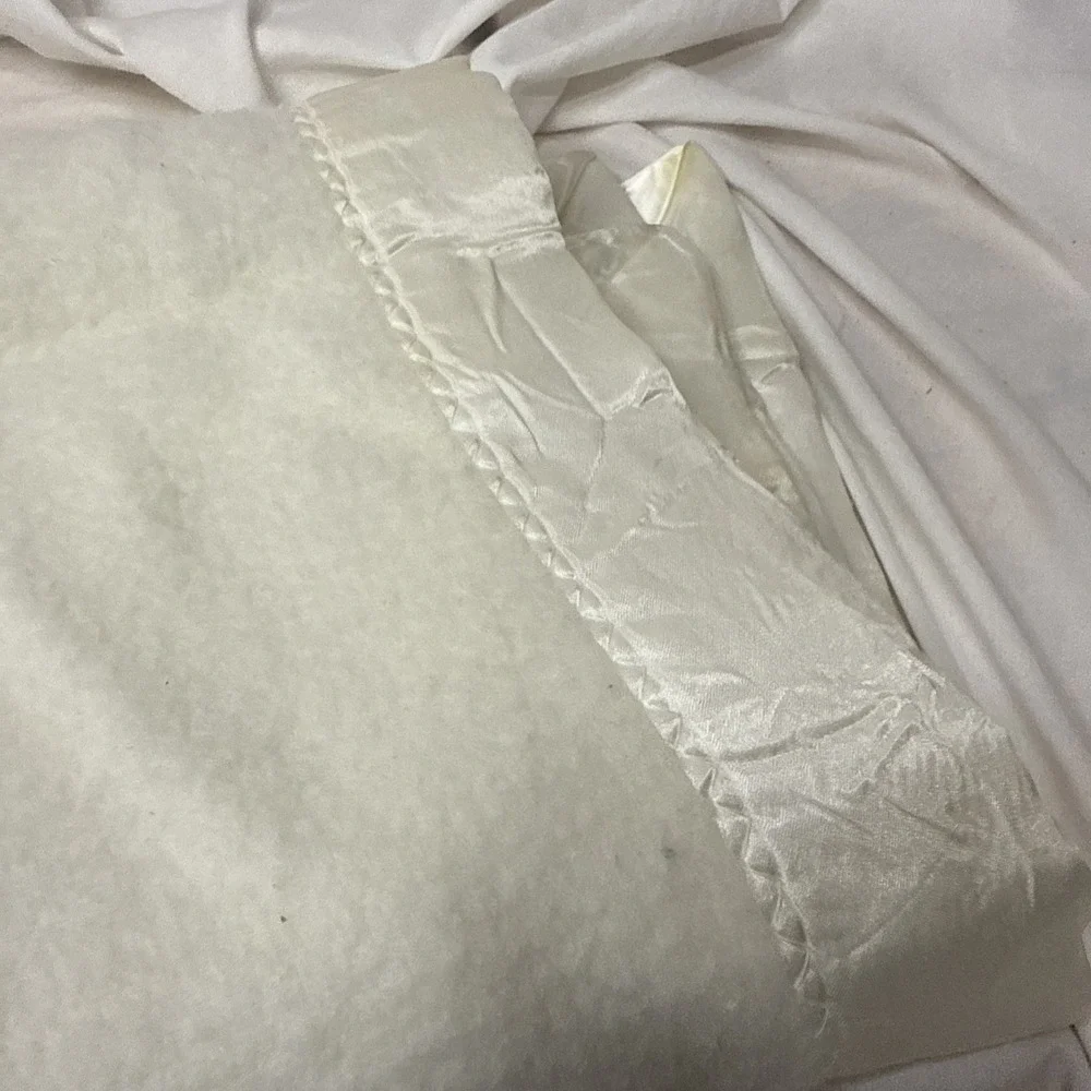 Vintage Quiltex Beatrix Potter Peter Rabbit Embroidered Satin Edge Baby Blanket
